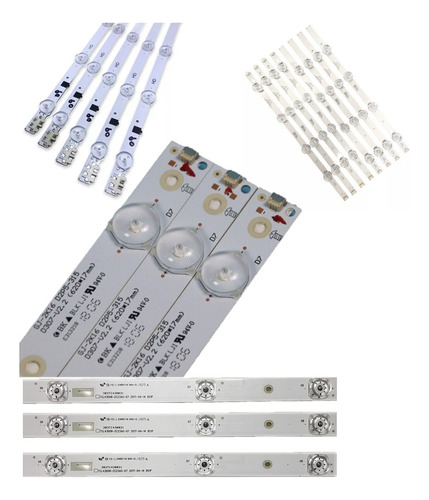 Kit De 2 Tiras Backlight Para Pantallas Rca / Admiral 32