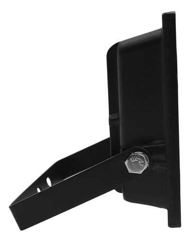 Kit 2 Refletor Led 30w Holofote Prova Dágua Luz Frio Carcaça Preto Luz Branco-frio
