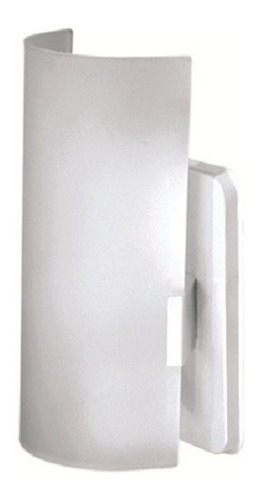 Imagen 3 de 10 de Aplique Difusor De Pared Vidrio Satinado Roma 20cm Apto Led