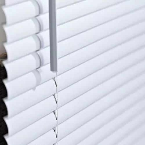 Persiana Horizontal 25mm Alumínio - 2,10 Larg X 1,30 Altura Cor Branco 544