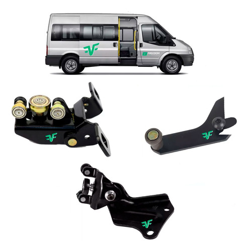 Kit Guia Da Porta Lateral Correr Iveco Daily 2011/2018