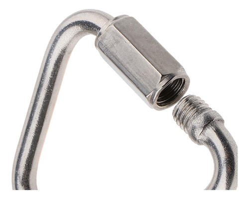 2 Mosquetón De Bloqueo De Tornillo Enlace Rápido 5mm