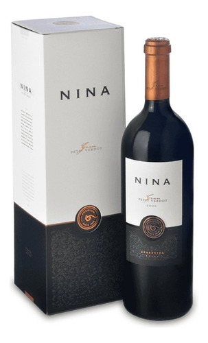 Vino Nina Gran Petit Verdot + Estuche Para Regalo 750ml 