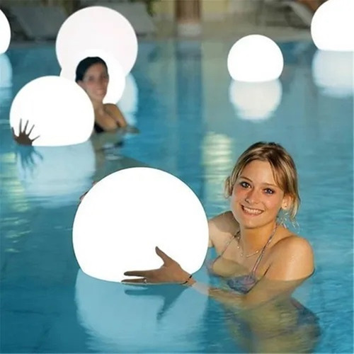 Imagem 1 de 4 de Esfera Iluminada Led Rgb 35 Cm - Artiluminacao- Frete Gratis