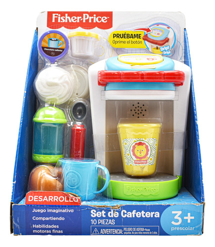  Fisher Price  Set De Cafetera 10pz Just Play Cd
