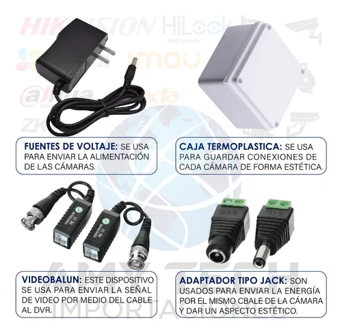 Cctv Kit Dahua Xvr 8ch + 6 Camaras 1080p Full Hd + D 500gb