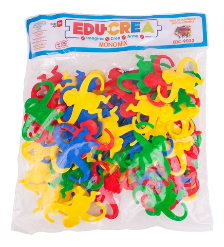 Juego Ensamble Didáctico Figuras Plástico Flexible Diako