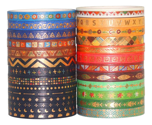 26 Rollos De Cinta Washi-cinta Adhesiva Decorativa