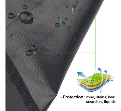 Funda De Asiento Trasero Para Perro Resistente Tipo Hamaca