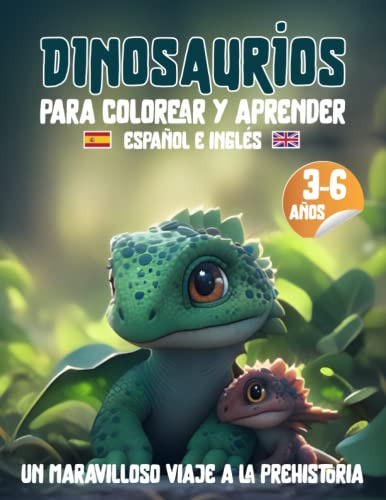 Conoce Los Dinosaurios Pintando: Libro Para Colorear