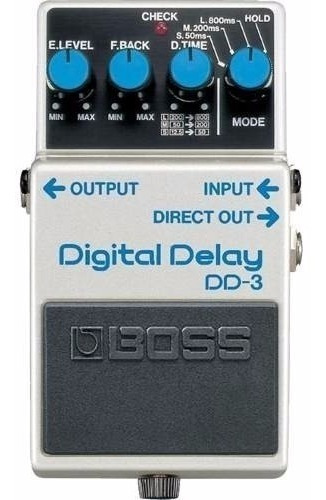 Boss Dd-3 Pedal Guitarra Elec Efecto Digital Delay Echo Color Blanco