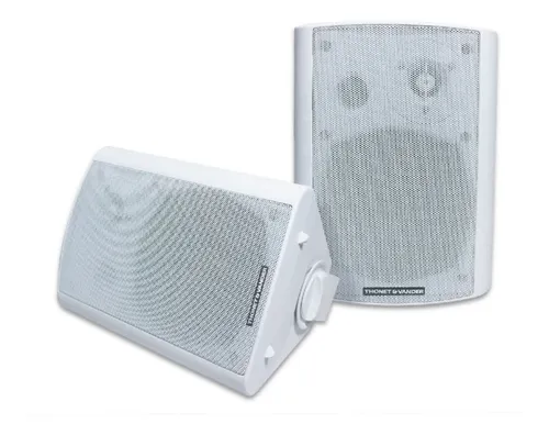 Parlante Thonet & Vander Outdoor Speaker Fleck 9 2GEN portátil con bluetooth waterproof blanco