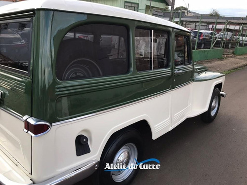 Imagem 3 de 14 de Ford Rural 4x2 1972 Original Com Placa Preta Ateliê Do Carro
