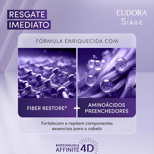 Shampoo Resgate Imediato Eudora Siàge 250ml