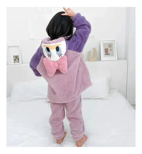 Conjunto De Pijamas Para Ni as Terciopelo Grueso Pata Daisy