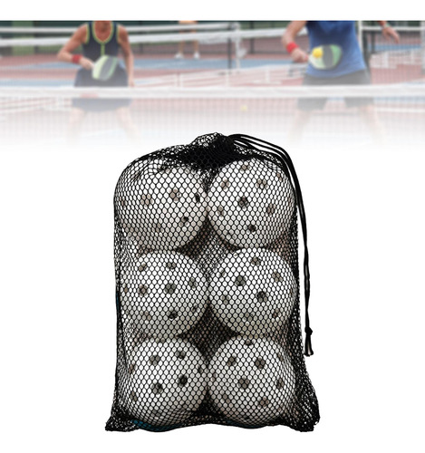 Bolas De Pickleball Al Aire Libre, Paquete De 6 Bolas De