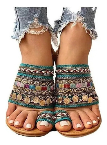 Zapatillas De Verano, Estilo Boho, Estilo Étnico, Sandalias