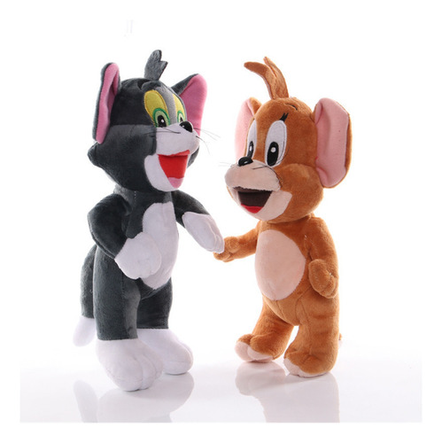 Muñeco De Gato Y Ratón De 2 Piezas De Peluche Tom Cat Jerry