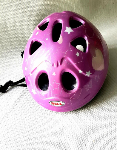 Casco Morado Para Niña Bicicleta Y Patines 