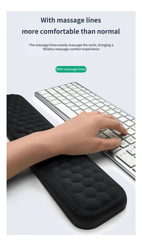 Hi, Almofada De Pulso Ergonômica, Proteção De Mouse E