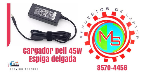 Cargador Dell 45w Espiga Delgada