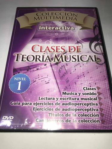 Clases De Teoría Musical Interactiva Dvd Nuevo Cerrado