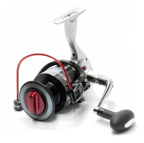 Reel Frontal Bando Creta 40 4 Rulemanes Pesca Dorado Boga Color Plateado Lado De La Manija Derecho/izquierdo