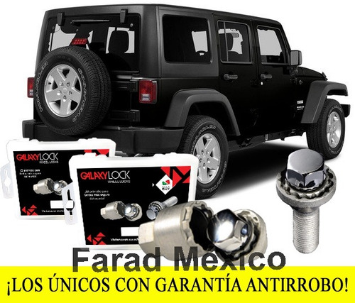 Tuercas Seguridad Jeep Wrangler Jk Unlimited Sahara 4x4