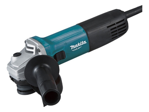 Kit Esmerilhadeira Angular Makita + 5 Discos P Metal +bolsa Cor Azul