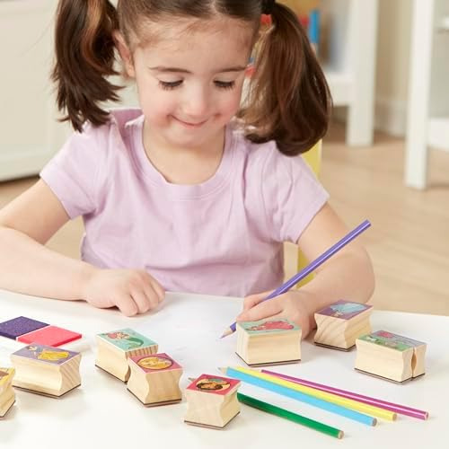 Melissa & Doug Disney Princess Juego De Sellos De Madera: 9