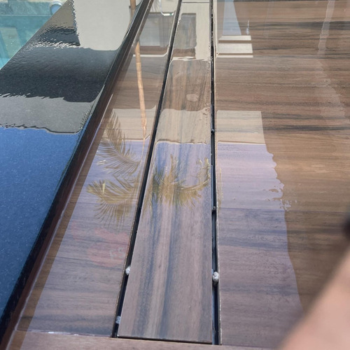 Kit 20 Ralo Linear 15x120 Invisivel Cola Piso Inox Cinza