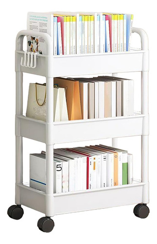 Carrito Organizador Multiusos 3 Niveles Con 360 Ruedas