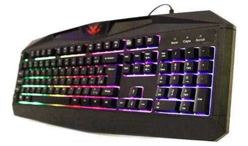 Teclado Para Pc Gamer Com Led Semi-mecanico De Jogos