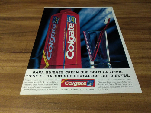 (pe262) Publicidad Crema Dental Colgate * 1991