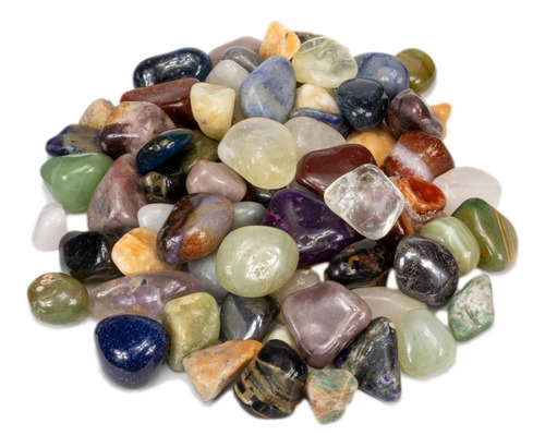 Pedra Rolada Sortida Mista Natural 1kg