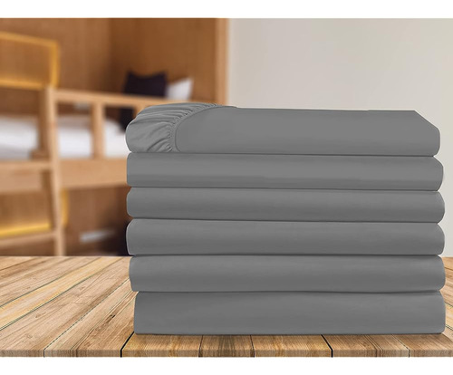 Elegante Comfort 6-pack Sábanas Inferiores Ajustadas 1500 Hi