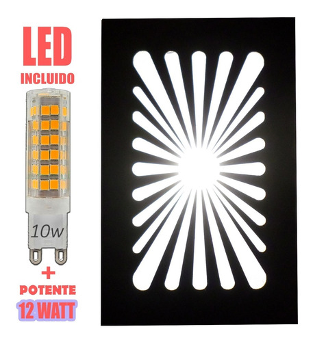 Difusor Bidireccional Pared Diseño Hipnosis Fx!! Led 10watt 