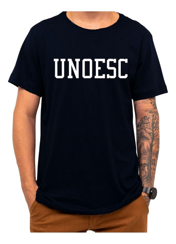 Camiseta Unoesc Universidade Oeste Santa Catarina Faculdade
