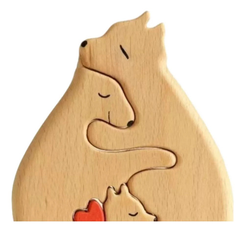 Fe Puzzle De Madera For Bear Family, Bears Of