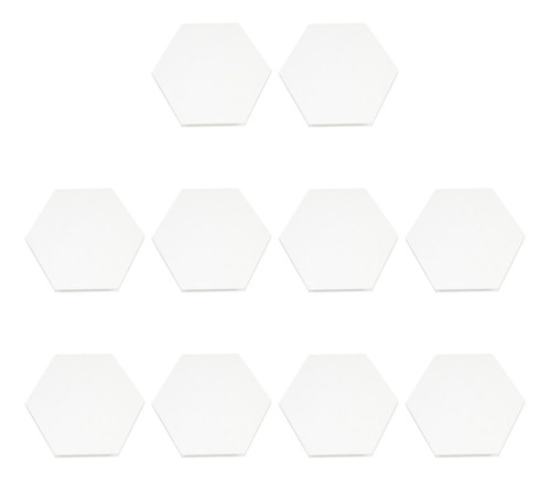Didiseaon Hoja Plastico Acrilico Hexagonal Plexigla Tablero
