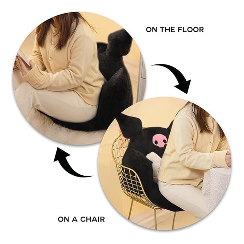 Cojín De Asiento De Felpa De Dibujos Animados Para Silla