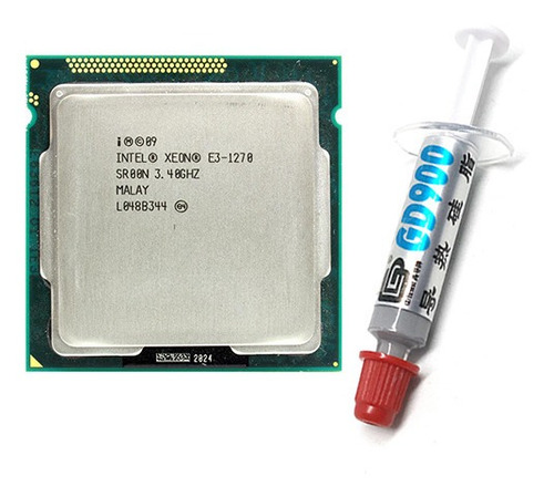 Imagem 1 de 7 de Processador Xeon E3 1270 3.80ghz 8mb + Pasta Térmica Seringa