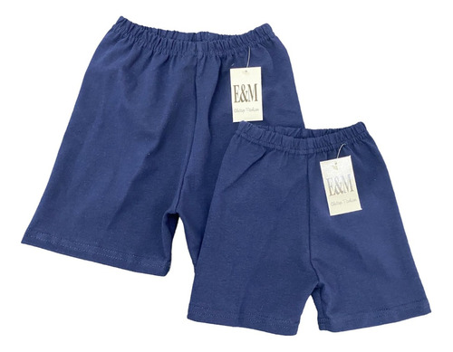 Short Licra Deportivo Escolar Gimnasia Para Niña (6 Piezas)