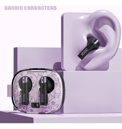 .. Auriculares Inalámbricos Bluetooth Kuromi Sanrio