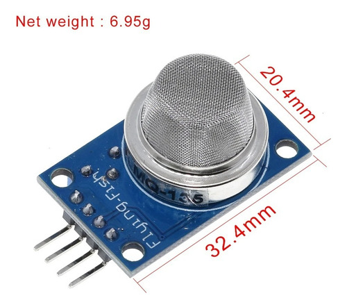 Sensor Gases Inflamables Mq-2 Arduino Raspberry