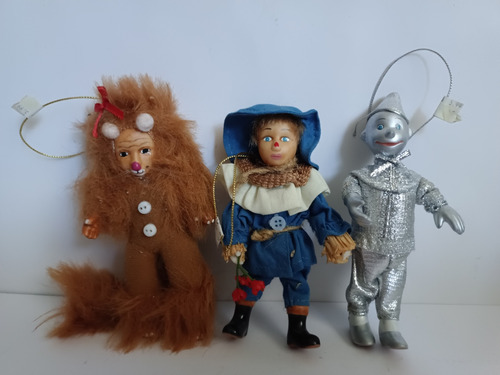 3 Figuras Coleccionables Del Mago De Oz León Hojalata Espant