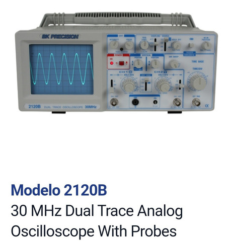 Osciloscopio Analogico Ak Precision 2120b 30mhz