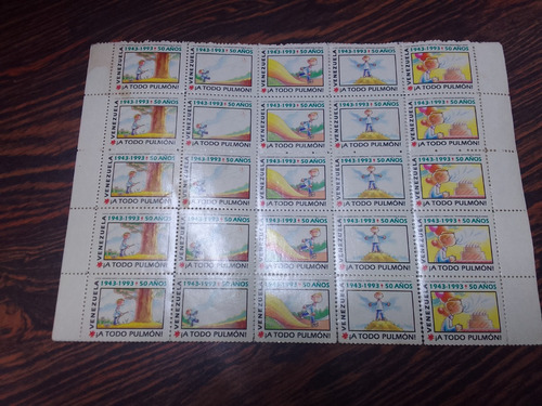 1943  Estampillas Venezuela   A Todo Pulmón,,,  Nuevas  