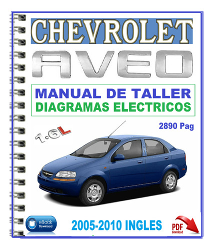 Manual Taller Chevrolet Aveo 06-2008 Motor-caja-eléctrico