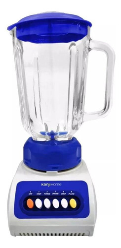 Licuadora Kanji Home 1.5 L Azul Jarra De Vidrio 220v